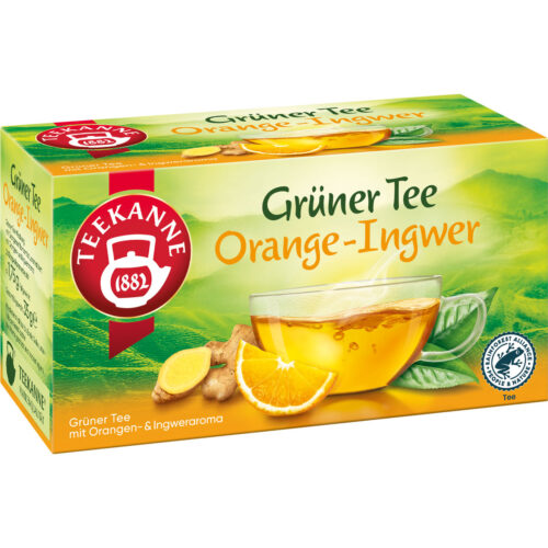 Teekanne Grüner Tee Orange Ingwer 20St 35g