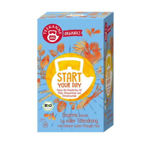 Teekanne Organics Start Your Day Tee 20St 36g