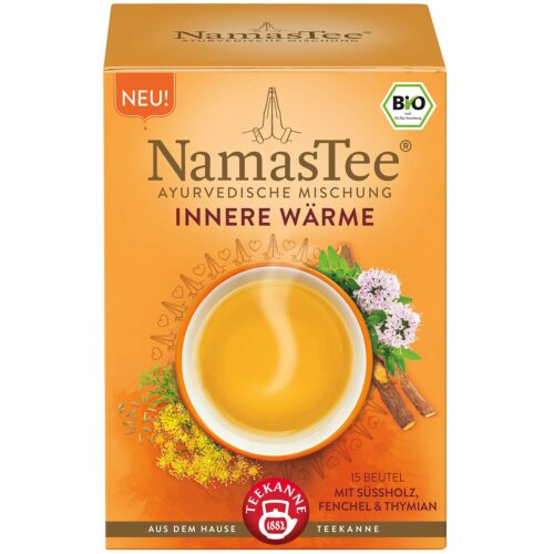 Teekanne Bio Namas Tee Innere Wärme Filterbeutel 15x1,8g