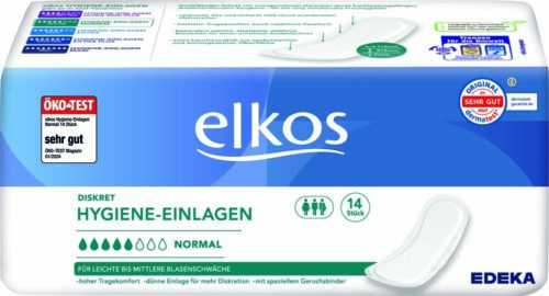 EDEKA elkos Hygiene Einlagen Normal 14ST