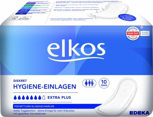 EDEKA elkos Hygiene Einlagen Extra Plus 10ST