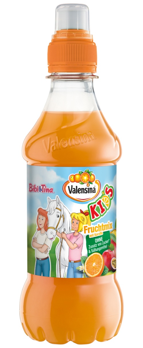 Valensina Kids Bibi & Tina Fruchtmix Karotte 0,33l