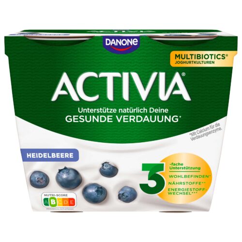 Activia Heidelbeere 4x115g
