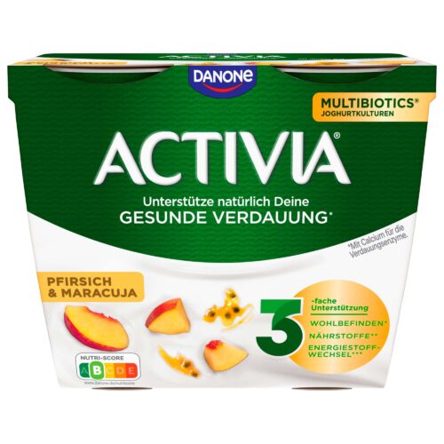 Activia Pfirsich & Maracuja 4x115g