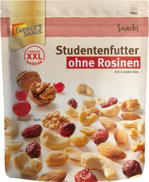 Farmers Snack Studentenfutter ohne Rosinen 350g