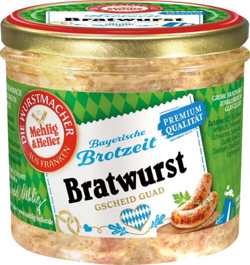 Mehlig & Heller Bayerische Brotzeit Bratwurst 250g