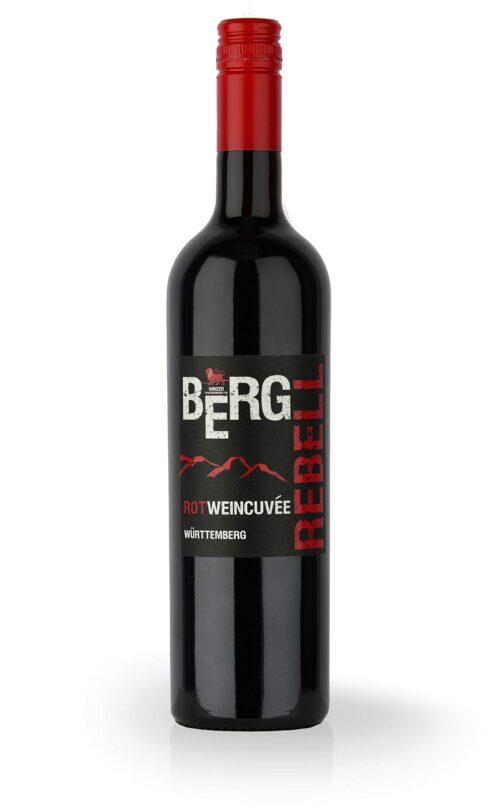 Bergrebell Rotwein Cuvée QW halbtrocken 0,75l