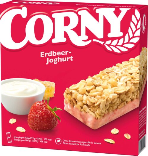 Corny Erdbeer-Joghurt 6St 150g