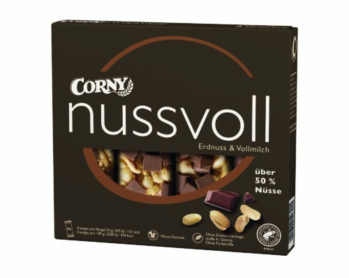 Corny nussvoll Erdnuss & Vollmilch 4x24g