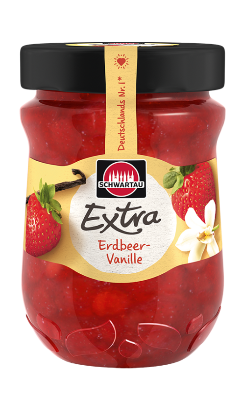 Schwartau Extra Erdbeer-Vanille 340g