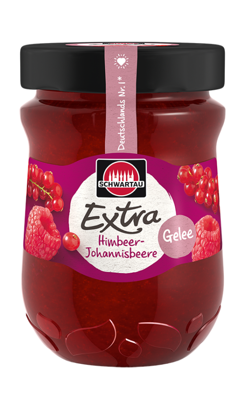 Schwartau Extra Himbeer-Johannisbeer Gelee 340g