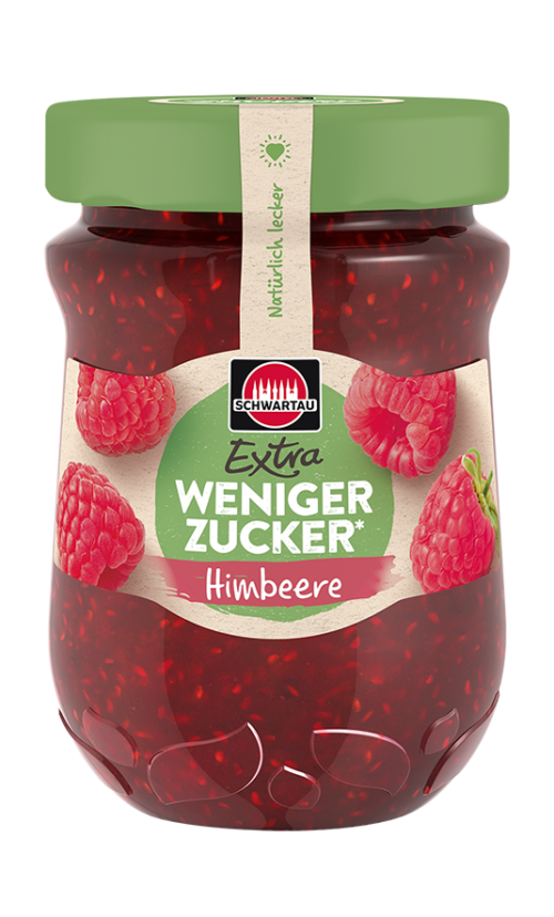 Schwartau weniger Zucker Himbeere 300g