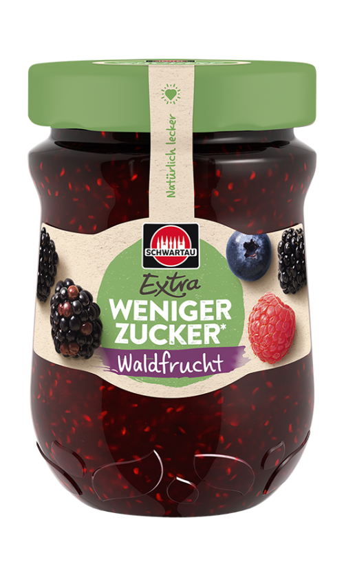 Schwartau weniger Zucker Waldfrucht 300g