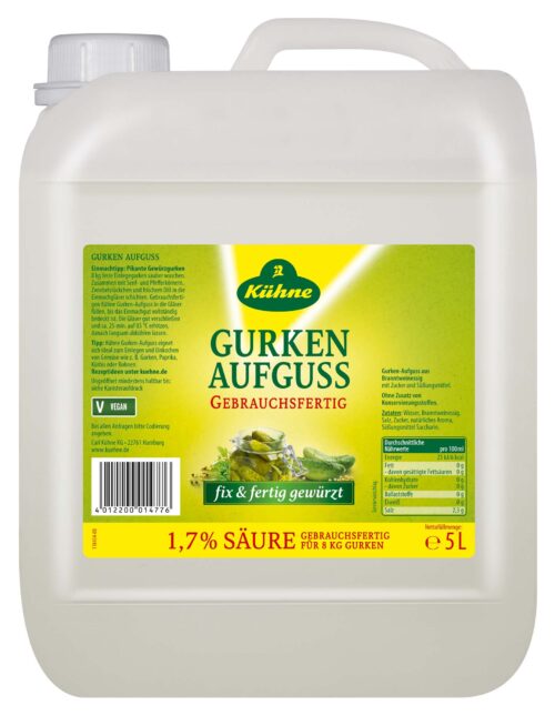 Kühne Gurken Aufguss 5l