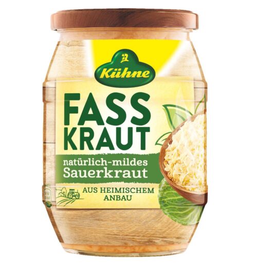 Kühne Fasskraut natürlich mild 680g