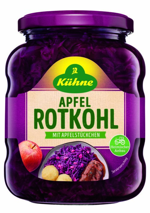 Kühne Apfelrotkohl 350g