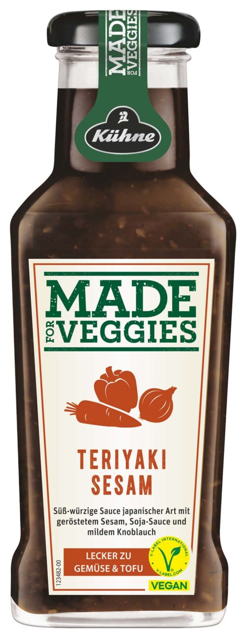 Kühne Made for Meat Veggies Teriyaki Sesam 235ml
