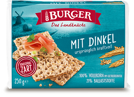 Burger Dinkel Knäckebrot 250g