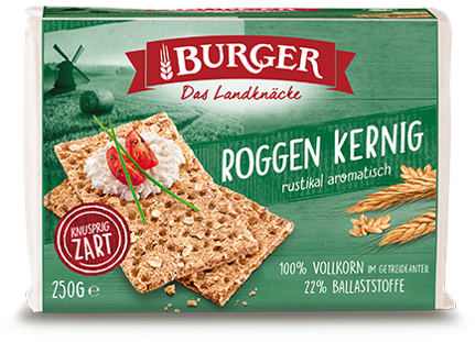 Burger Roggenvollkorn Knäcke 250g