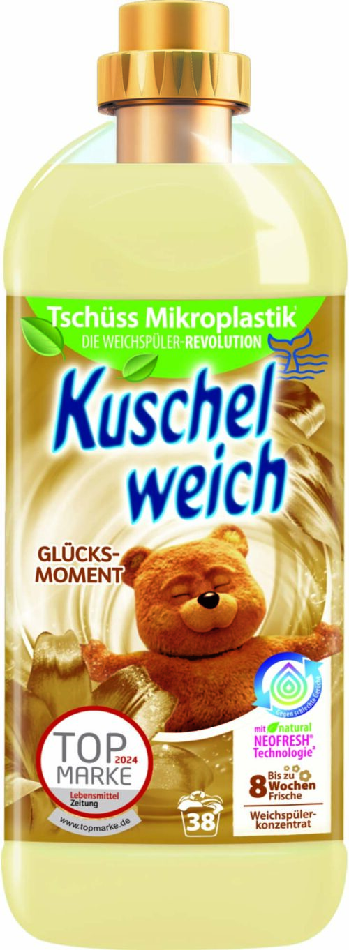 Kuschelweich Weichspüler Glücksmomente 38WL 1l