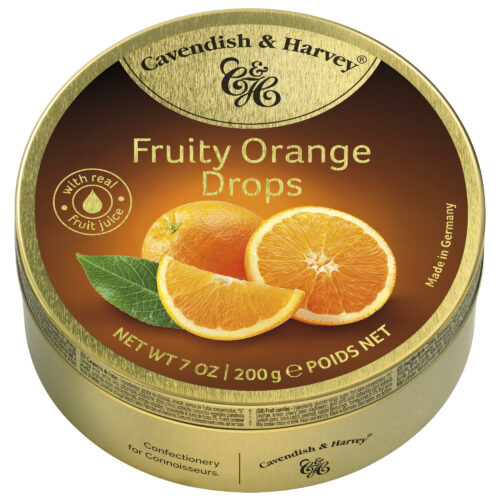 Cavendish & Harvey Fruity Orange Drops 175g