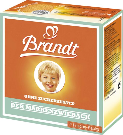 Brandt Markenzwieback ohne Zucker 225g