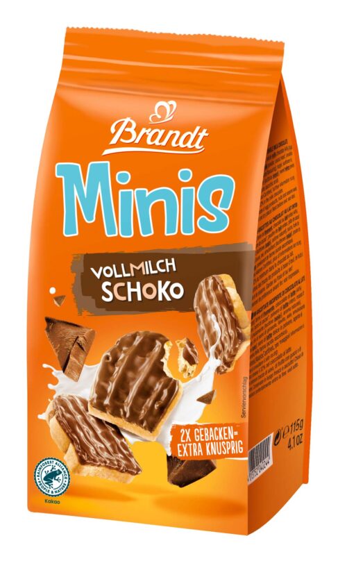 Brandt Minis Vollmilch Schoko 115g