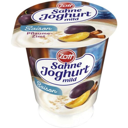 Zott Sahne Joghurt Pflaume Zimt 140g