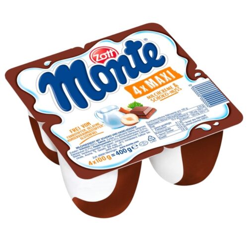 Zott Monte Maxi Schoko 4x100g
