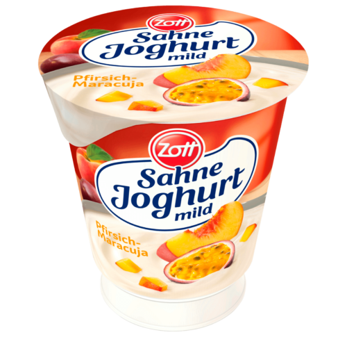 Zott Sahne Joghurt Pfirsich-Maracuja 150g