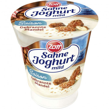 Zott Sahne Joghurt Gebrannte Mandeln 140g