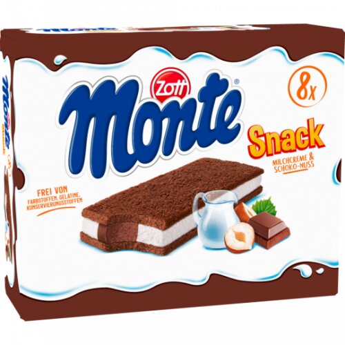 Zott Monte Snack 8ST 8x29g