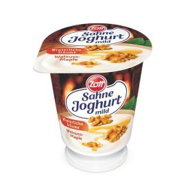 Zott Sahne Joghurt Walnuss Maple 140g