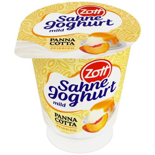 Zott Sahne Joghurt Panna Cotta Pfirsich 140g