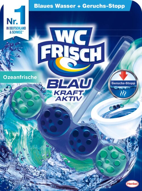 WC Frisch Kraft Aktiv Blauspüler Ozeanfrisch 50g