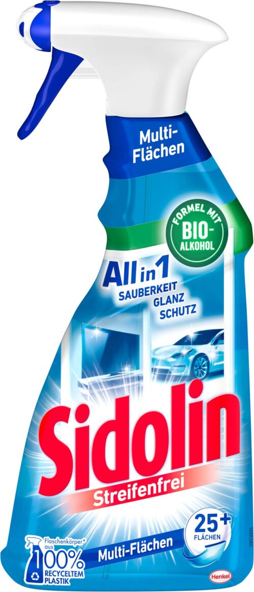 Sidolin Streifenfrei Multiflächen Oberflächenreiniger 500ml