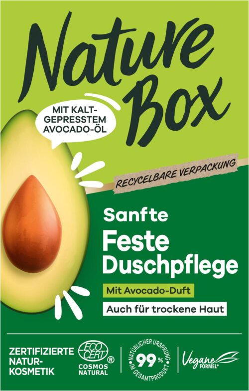 Nature Box Feste Dusche Avocado-Öl 100g