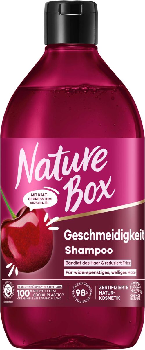 Nature Box Shampoo Geschmeidigkeit Kirschöl 385ml