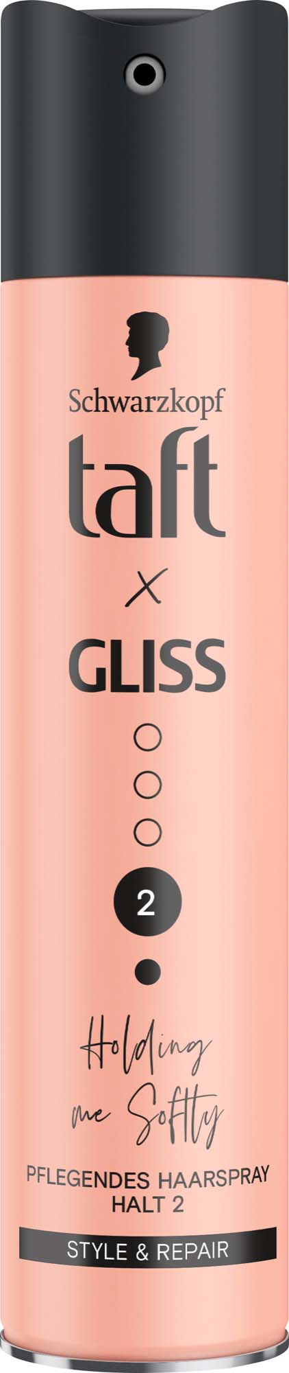 Taft Haarspray taft x Gliss Holding me softly  250ml