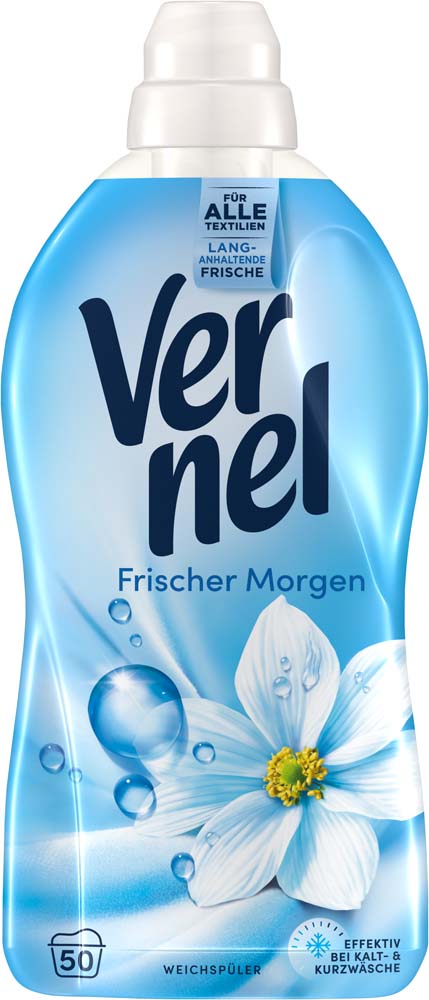 Vernel Weichspüler Frischer Morgen 50WL 1,1l