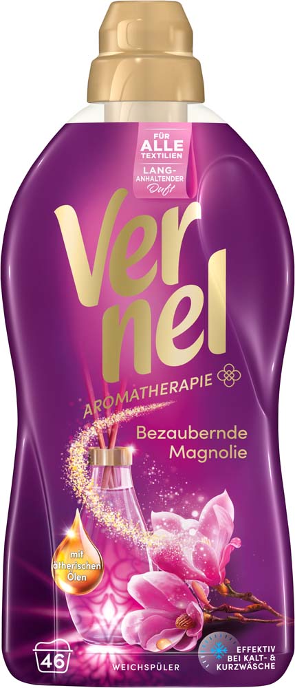 Vernel Weichspüler Aromatherapie Bezaubernde Magnolie 46WL 1,012l