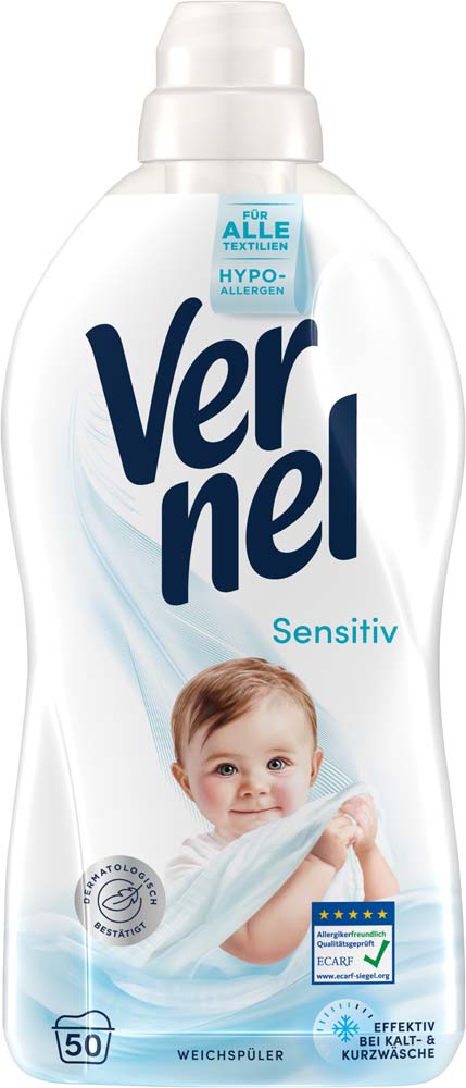 Vernel Weichspüler Sensitiv 50WL 1,1l