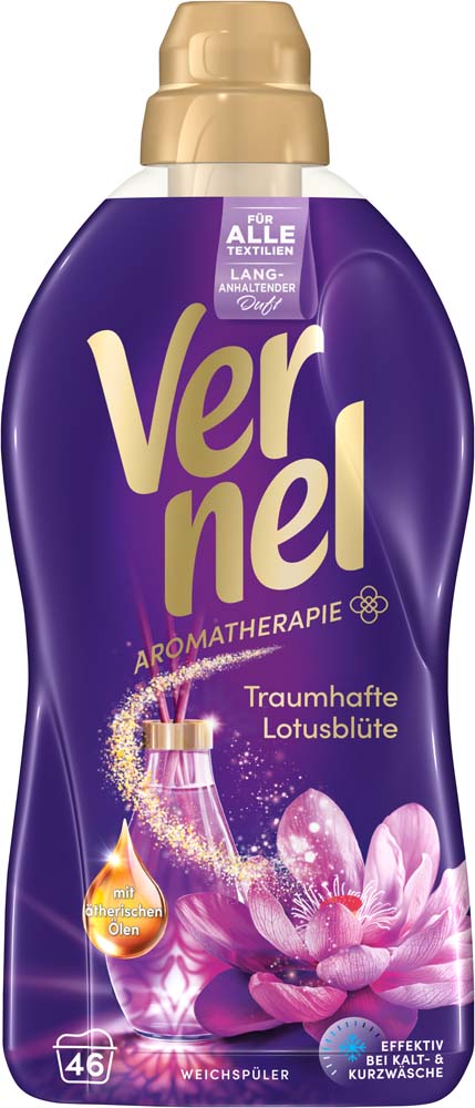 Vernel Weichspüler Aromatherapie Traumhafte Lotusblüte 46WL 1,012l
