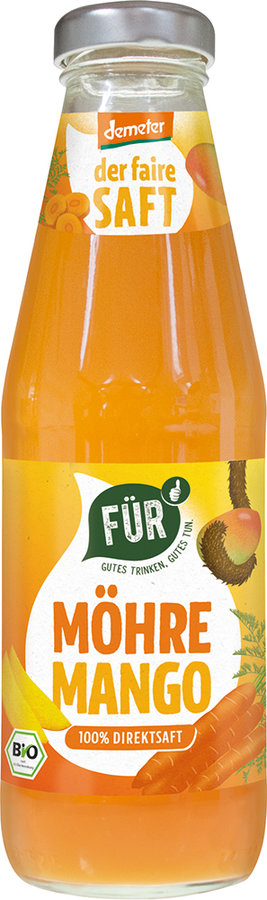 Für der faire Saft Möhre Mango Demeter  0,5l