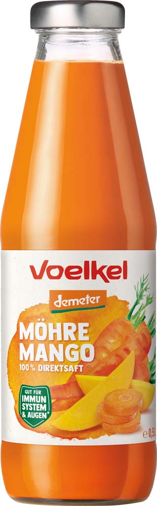 Voelkel Demeter Möhre Mango 0,5l