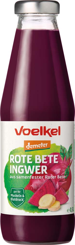 Voelkel Demeter Rote Bete Ingwer 0,5l