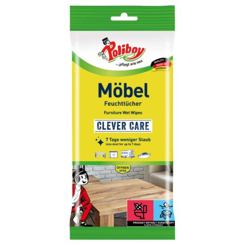 Poliboy Möbel Feuchttücher 24ST
