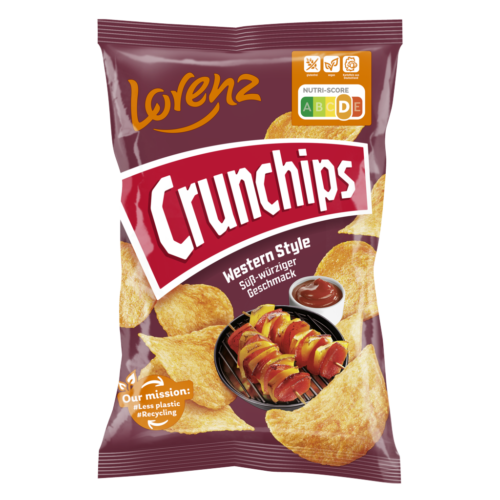Lorenz Crunchips Western Style 150g