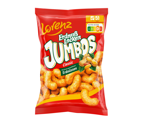 Lorenz Erdnuss Locken Jumbos 150g