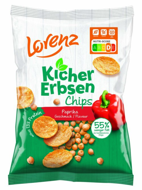 Lorenz Kichererbsen Chips Paprika 85g